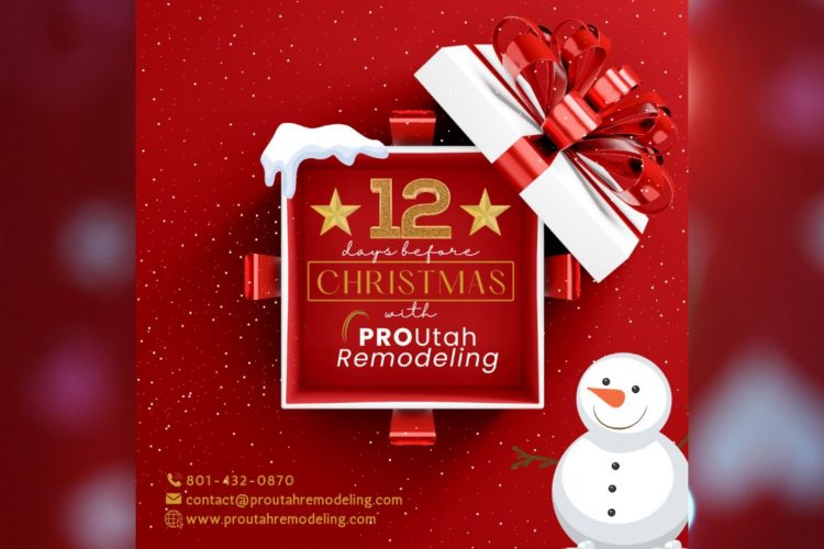 Pro Utah Remodeling Launches Festive ’12 Days of Christmas’ Countdown