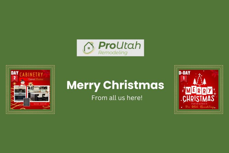 Wishing You a Merry Christmas with Cabinet Solutions from Pro Utah Remodeling